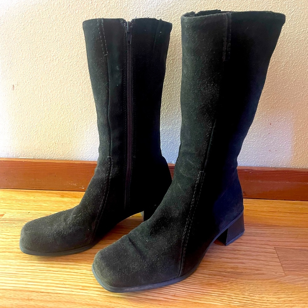 Nexday mid-height  black boot, size 7